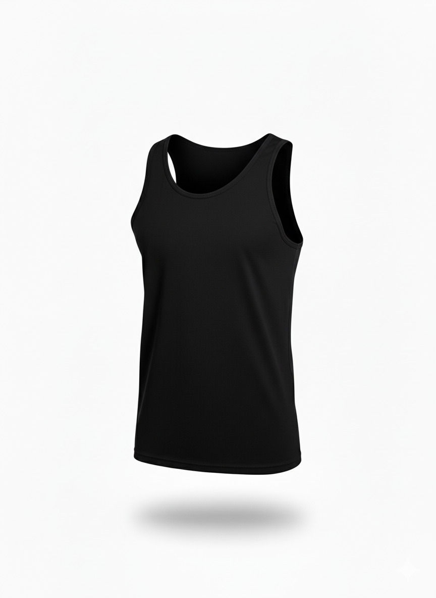 White Débardeur – Bretelles Classiques (100 % Coton)