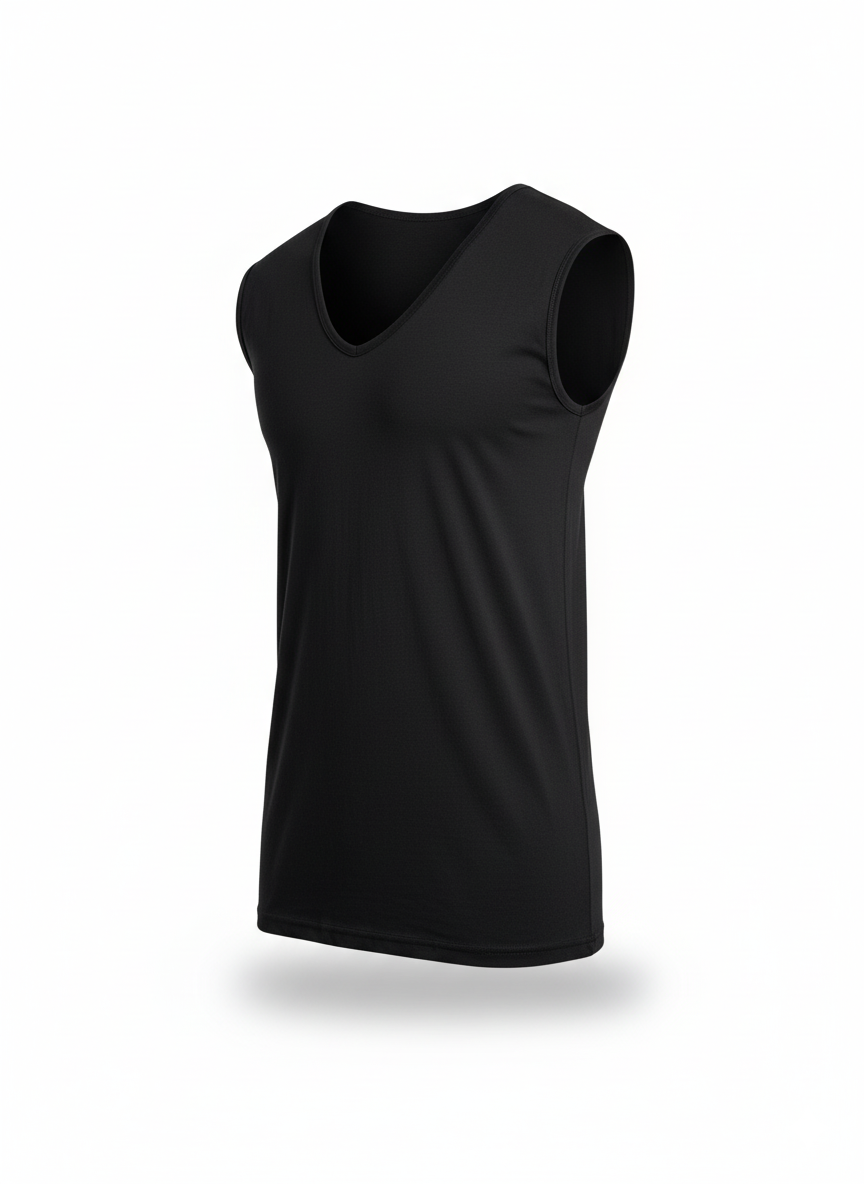 Débardeur – Bretelles Larges (100 % Coton)