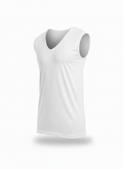 Débardeur – Bretelles Larges (100 % Coton)