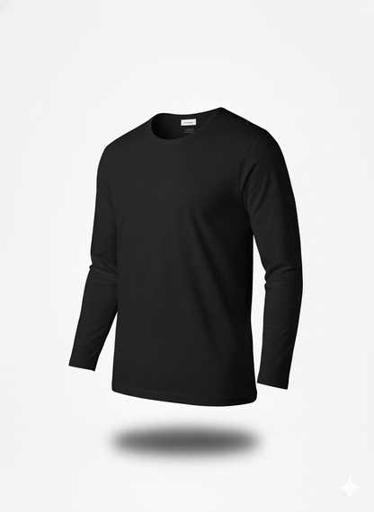 White T-shirt d’intérieur – Manche longue (100% coton) White