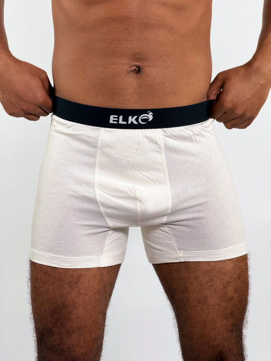 L’Alpaga – Boxer Court 100 % Coton White