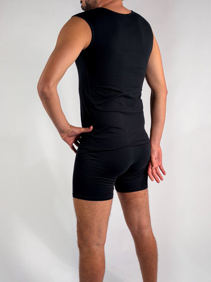 Débardeur – Bretelles Larges (100 % Coton)