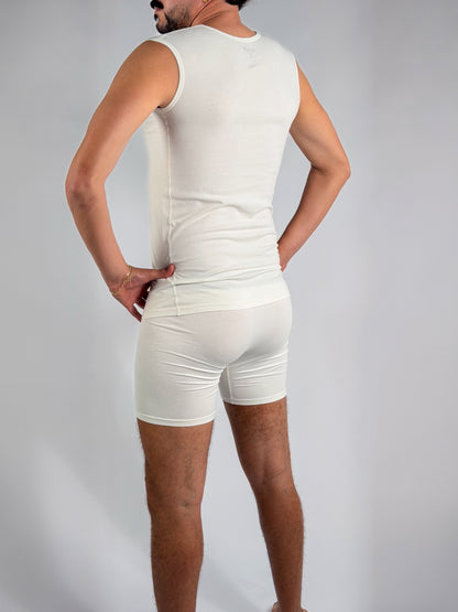 Débardeur – Bretelles Larges (100 % Coton)