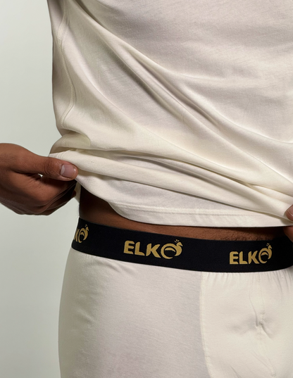 White T-shirt d’intérieur – Col en V (100% coton)