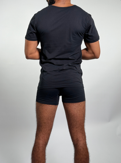 White T-shirt d’intérieur – Col rond (100% coton)