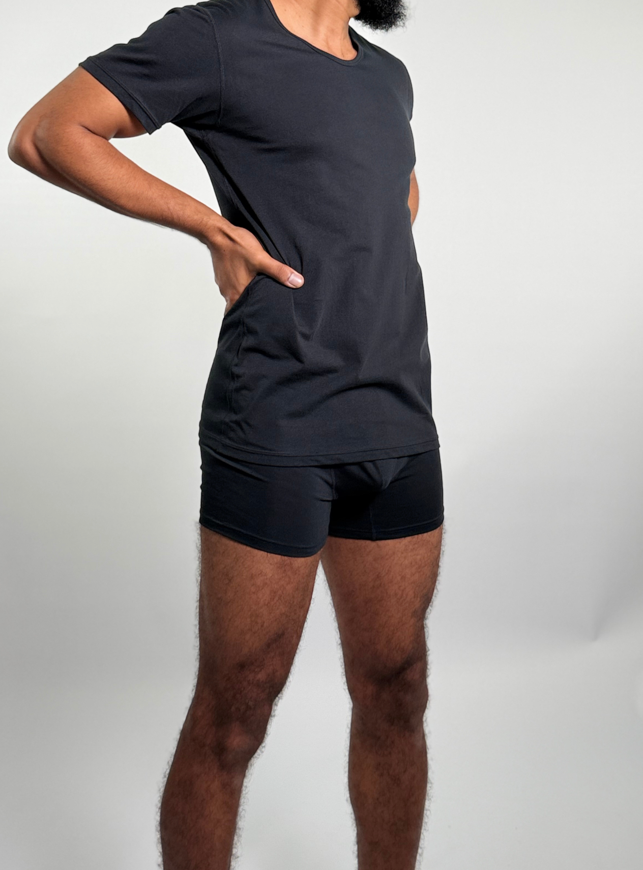 T-shirt d’intérieur – Col rond (100% coton)